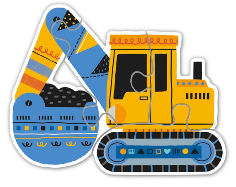 寶寶玩大片拼圖：交通工具